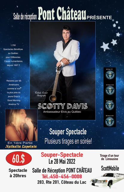 Scotty Davis - POSTER 11 par 17 - Bistro Joce - 3 Avril 2020
