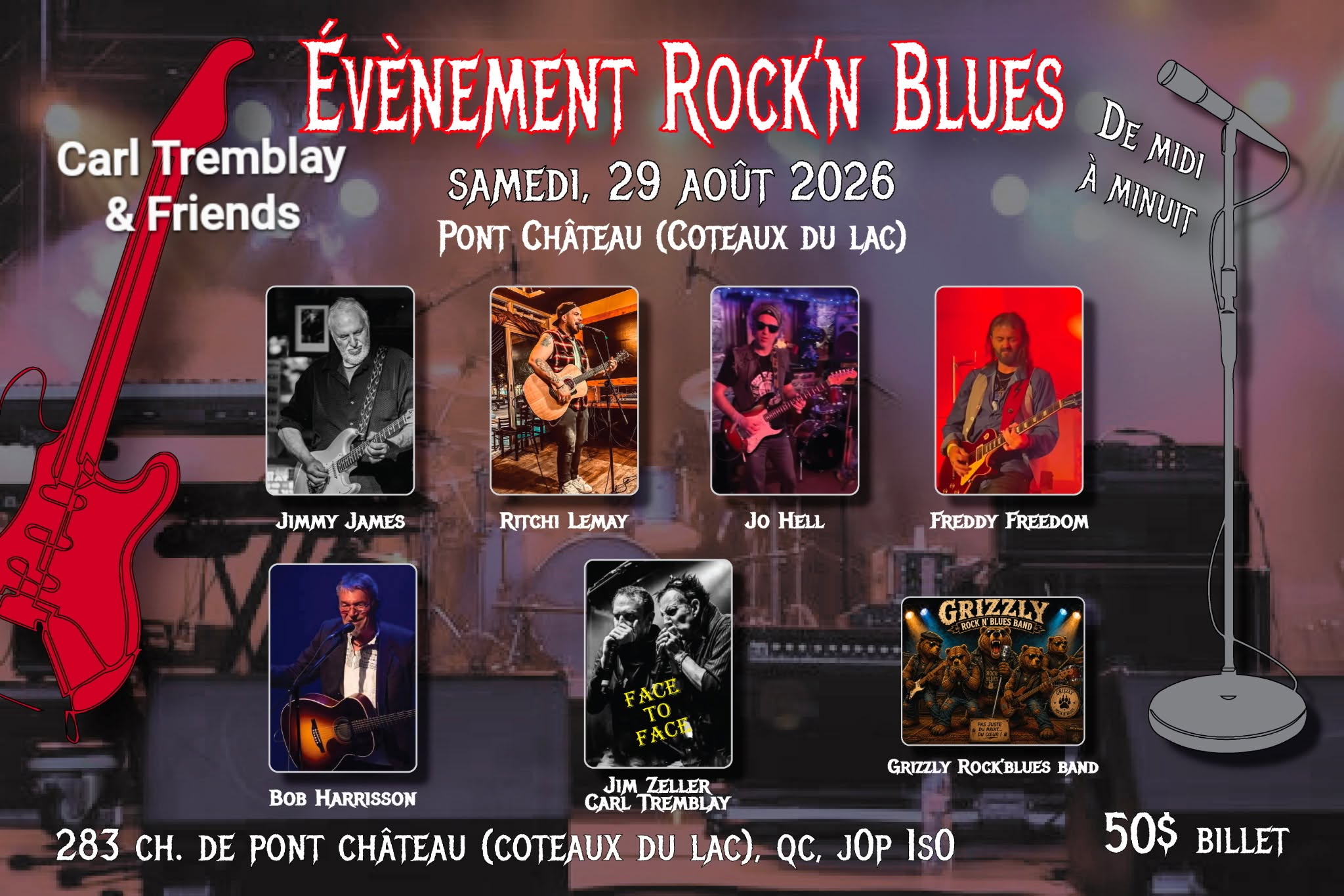 Pont Chateau - Rock N Blues - 29 aout 2026
